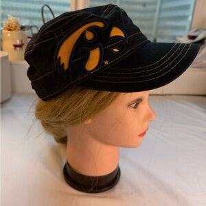 Iowa Hawkeyes New Era Black Cap with Yellow Accents